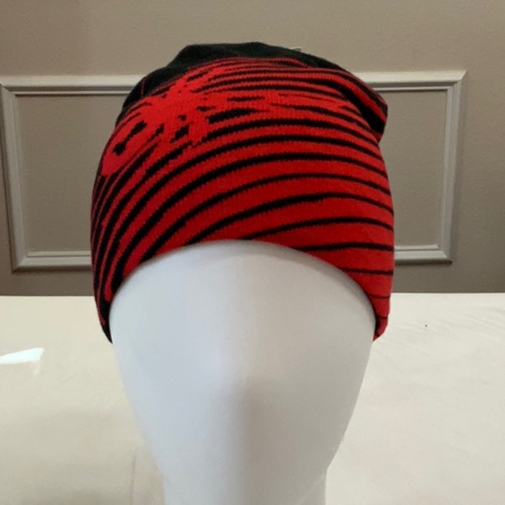 Spyder Bold Red and Black Beanie